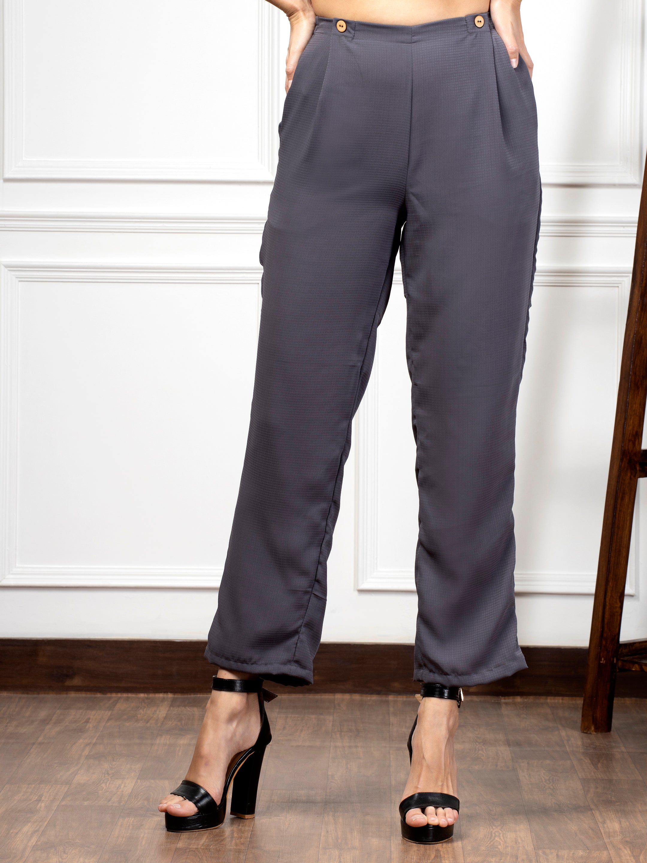 Figure-flattering Versatile High-waisted Wide Leg Trousers Summer Women  Long Suit Pants Floor-Length Loose Pant Casual Chic Wear - AliExpress